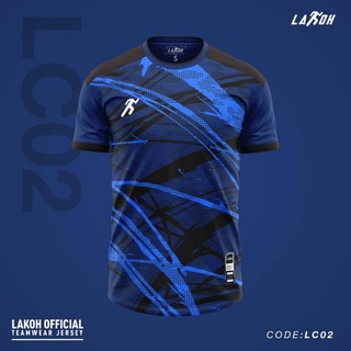 เสื้อกีฬาแขนสั้น ลายทีมชาติฟุตบอล LAKOH Sport Jersi Murah สินค้าพร้อมส่ง