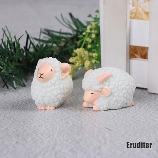 &lt;Eruditer&gt; ตุ๊กตาแกะประดิษฐ์ ขนาดเล็ก สําหรับทําสวน Diy 1 ชิ้น