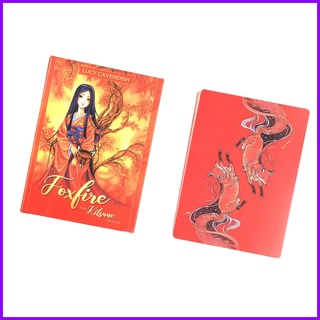 ไพ่ทาโรต์ เวอร์ชั่นภาษาอังกฤษ Foxfire The Kitsune Divination Fate Tarot สําหรับงานปาร์ตี้