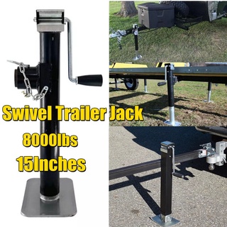 ล้อหน้าเทรลเลอร์ ล้อหน้าเทรลเลอร์ ขนาด 8,000 lbs. แบบล้อ -Drop Leg Boat Swivel Trailer Jack, 8,000 lbs. 15in ขายกเทเลอร์