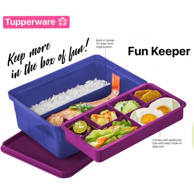 Tupperware กล่องข้าว กล่องเบนโตะ Fun Keeper