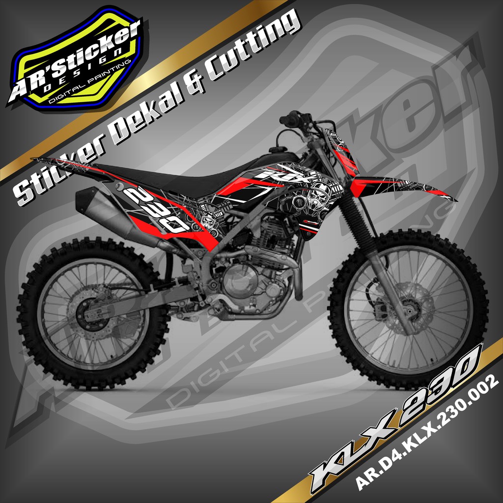 KLX 230 Full Body Decal สติ๊กเกอร์ KLX 230 Full Body Decal (รหัส 002)