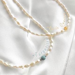 Pearl necklace 03 พร้อมส่ง