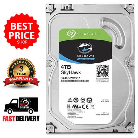 Harddisk 4TB Seagate Skyhawk (3Yrs TH Warranty)