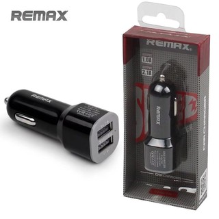 Remax Car Charger ที่ชาร์จแบตในรถยนต์ 2USB 1A / 2.1A ที่ชาร์จแบต ในรถ CC201