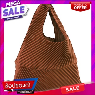 สมาร์ทเตอร์กระเป๋าพลีทผ้าไหมสีทอง Smarter gold silk pleated bag