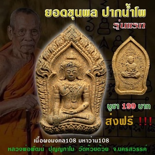 ยอดขุนพลปากน้ำโพ หลวงพ่อพัฒน์ เนื้อผงมงคล108 มหาว่าน108