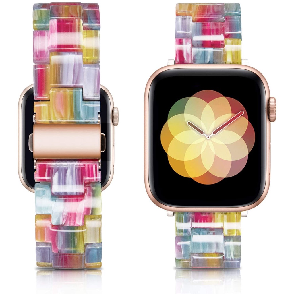 สายรัดแฟชั่นเรซิ่นสำหรับ Xiaomi Mi Watch Color