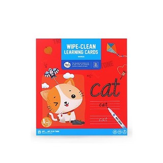 Joan Miro - Wipe-Clean Learning Cards ชุดการ์ดเสริมการเรียนรู้พร้อมปากกาลบได้ ชุดคำศัพท์ภาษาอังกฤษ