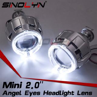 หลอดไฟหน้ารถยนต์ 2 . 0 นิ้ว led h 4 h 7 bi - xenon lens hid