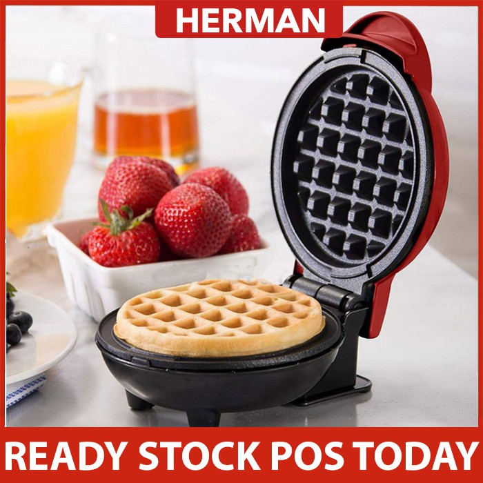 Herman เครื่องทําวาฟเฟิลไฟฟ้า เครื่องทําฟองไข่ เค้ก เตาอบ อาหารเช้า เครื่องวาฟเฟิล กระทะ เครื่องทําไข่ดาวเคราะห์ เมซิน วาฟเฟิล