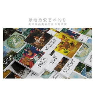 สติกเกอร์ติดผนัง รูปโปสการ์ด การ์ดอวยพร สําหรับตกแต่งบ้าน หอพัก 30 แผ่น ต่อชุด
