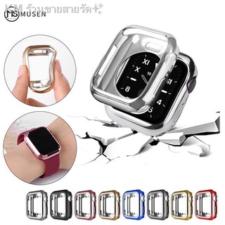 ✘✟✌เหมาะสำหรับ Apple watch iwatch 6 electroplating soft shell SE protective &lt;