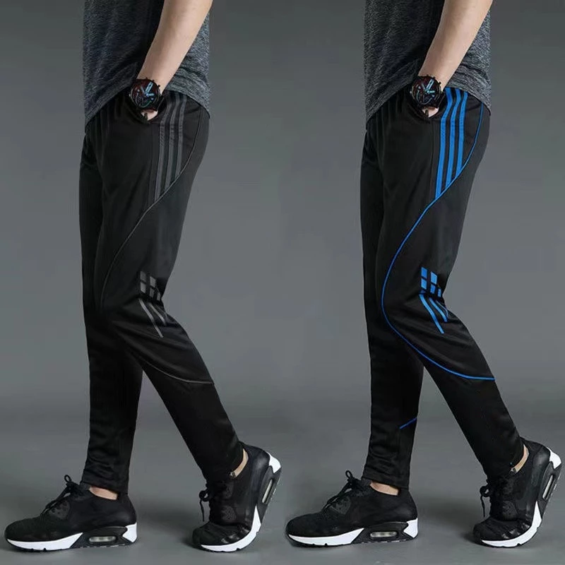 L-5XL กางเกงกีฬาผู้ชาย ฟิตเนส กางเกงเทรนนิ่งเอวยางยืดหลวม Plus Size กางเกง