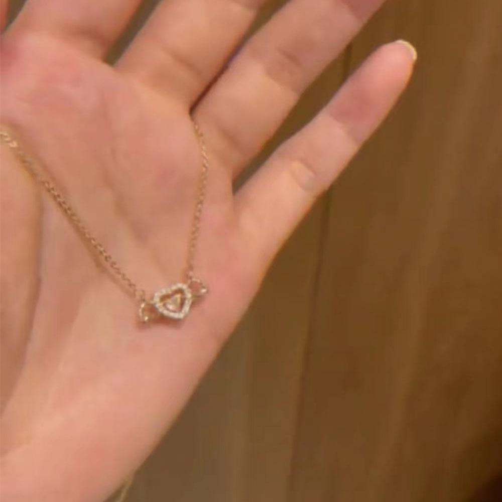 Cocojewelry สร้อยคอโซ่ จี้รูปหัวใจ กามเทพ หรูหรา สไตล์เกาหลี