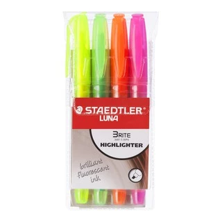 ปากกาเน้นข้อความ Staedtler Luna Brite รุ่น 3681-S WP4 ชุด4สี