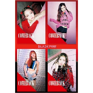 โปสเตอร์ อาบมัน รูปถ่าย นักร้อง เกาหลี BlackPink 블랙핑크 POSTER 14.4"x21" Girl Group K-pop Jennie Lisa Jisoo Rose V26