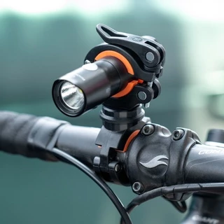 ROCKBROS ที่วางไฟฉาย หมุนได้ 360 องศา 4 สี สําหรับจักรยาน° ขาตั้งไฟฉาย หมุนได้ สําหรับจักรยาน