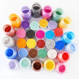 พร้อมส่ง!! ผงสี ผงมุก สีผสมเรซิ่น สีผสมซิลิโคน สีผสมเทียน สีมุก 10 กรัม ผงไมก้า mica powder (03PD003)