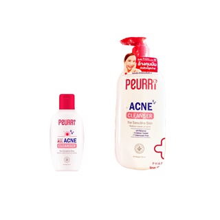 Peurri Clear All Acne Cleanser peurri cleanser เจล เจลล้างหน้า เจลล้างหน้าลดสิว ลดสิว เพียวริ ขนาด 250ml โฟมล้างหน้า