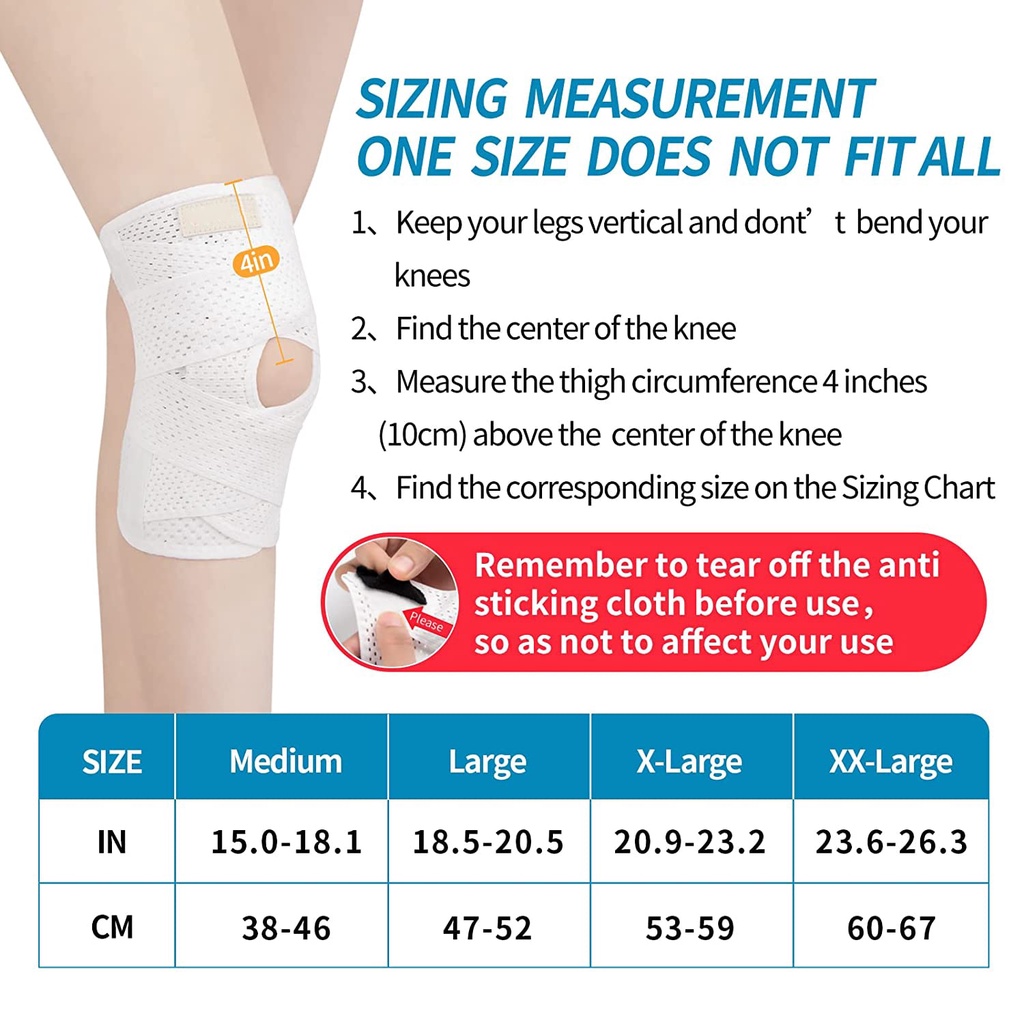 Neenca สนับเข่า ระบายอากาศ บรรเทาอาการปวดเข่า ACL MCL บรรเทาอาการปวดข้ออักเสบ - รูปที่ 2