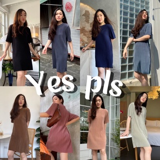 แหล่งขายและราคา93FAVORS| \"YES PLS DRESS\" ชุดเดรสพลีท เดรสทำงาน เดรสพลีทแฟชั่นอาจถูกใจคุณ