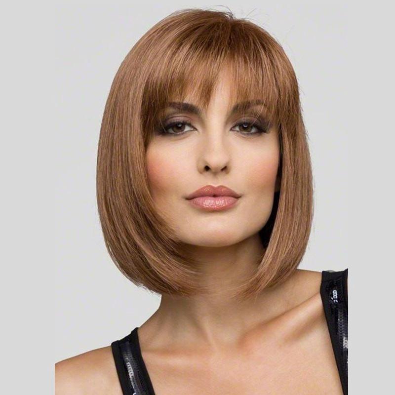 Fulllove Women Short Stright Wig ทรงผมสั้นวิกผมที่ซ่อนอยู่ มี3สี รุ่น752