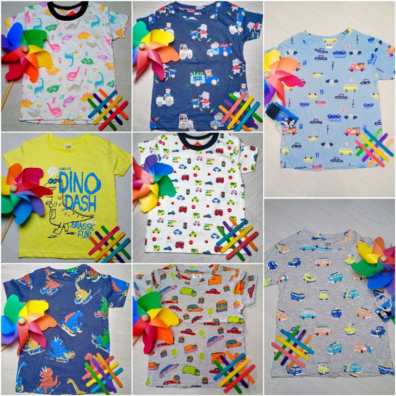 SHIP 24 ชม. BOYS TSHIRT TAG SIZE 1-6Y TSHIRT BOYS 1-6Y KIDS WEAR