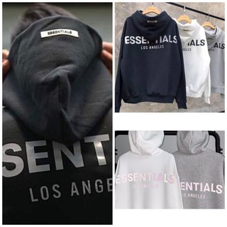 S พร้อมส่ FOG FEAR OF GOD Multiline Essentials Los Angeles Limited Reflective hoodie