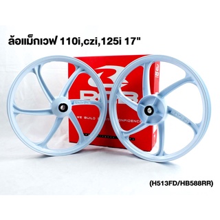 RACINGBOY OFFICIAL ล้อแม็กเวฟ 110i,czi,125i 17" หน้าดิส 4 รู (H513FD/HB588RR)