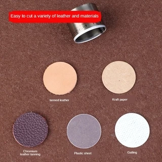 Die Circle Bell Die เครื่องตัดหนังกลม ญี่ปุ่นนําเข้า Punch แม่แบบมีดเครื่องมือหนัง Craft Punch Mold 7 ขนาด