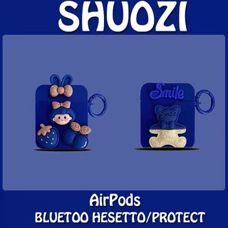 ➿ Klein blue 🈂️ 🛄เคส สำหรับ Airpods1/2/3/Pro case🐳เคส สำหรับ Airpods case🎨เคส i12 เคสหูฟังไร้สายเคสหูฟังi