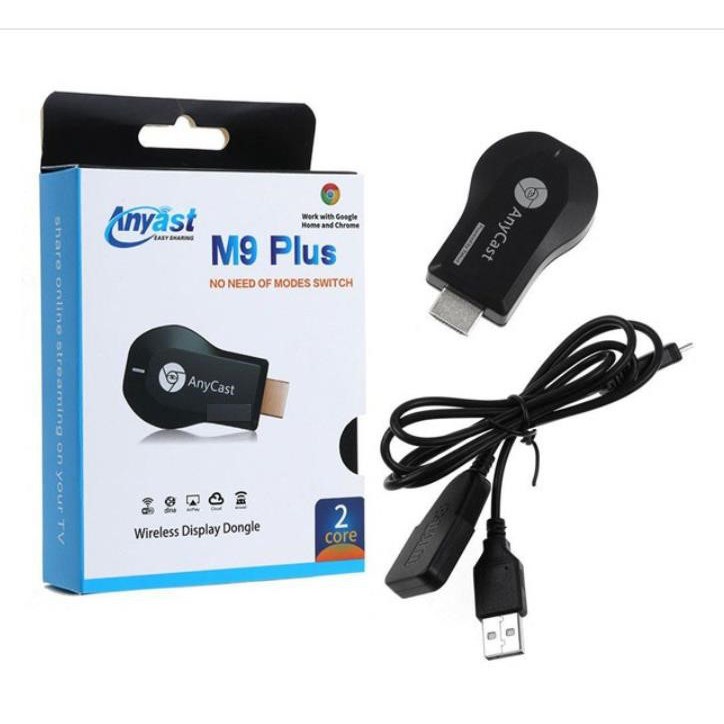 M9 MiraScreen สมาร์ทโฟน หน้าจอโทรทัศน์ Anycast Chromecast 1080P HD ไร้สาย HDMI Wifi หน้าจอ TV Dongle