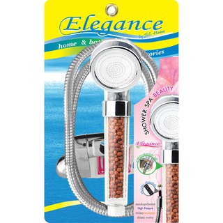 [ส่งฟรี] ELEGANCE ชุดฝักบัวอาบน้ำ Spa Beauty หัวฝักบัวสปาน้ำแร่ ที่อุดมด้วยน้ำแร่จากธรรมชาติ  #ห้องน้ำ #ฝักบัวอาบน้ำ