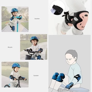 🌸KUB🌸 รุ่นใหม่ หมวกกันน็อคเด็ก สนับมือ สนับเข่า สนับศอก หมวกกันน็อค หมวกนิรภัย helmet kid scooter skate balance bike