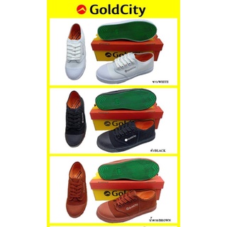 Gold cityรองเท้าผ้าใบนักเรียนโกลซิตี้ รุ่น205S แท้100%