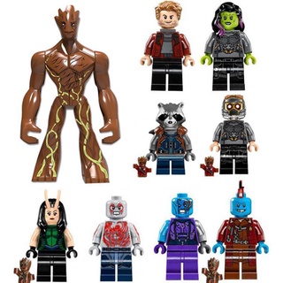 Guardians Of The Galaxy Action Minifigures ของเล่นเด็ก บล็อกตัวต่อ เข้ากันได้กับของสะสม สําหรับเด็ก