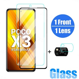 Xiaomi POCO X3 NFC / X3 PRO ตัวป้องกันเลนส์ ฟิล์ม Camra ทนต่อการขีดข่วน 3PCS 9H เลนส์กล้อง HD ตัวป้องกันกระจกนิรภัย