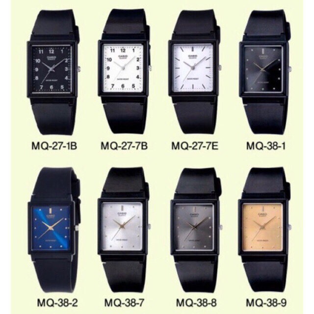 แท้ 100% Casio Standard นาฬิกาข้อมือ รุ่น MQ-38 MQ-27 พร้มใบประกัน 2 ปี(MQ-27-7BDF)