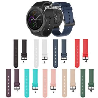 สายนาฬิกาซิลิโคนสำหรับ Garmin Vivoactive 3 Music