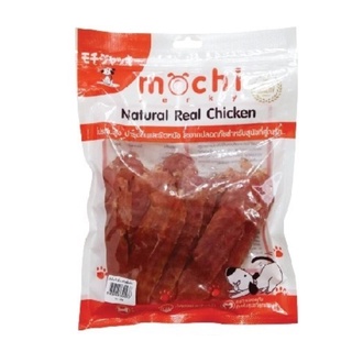 Mochi Jerky ขนมสุนัข สันในไก่นิ่ม สไลด์แผ่น 1x350g