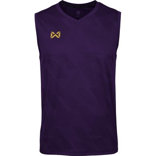 WARRIX SPORT เสื้อวิ่งคอวี WA-1615 (VV ม่วง)