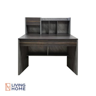 โต๊ะทำงาน เคาน์เตอร์ทำงาน ขนาด120 cm.  สีเทาลอฟท์ รุ่น SIGMA  | Livinghome Office