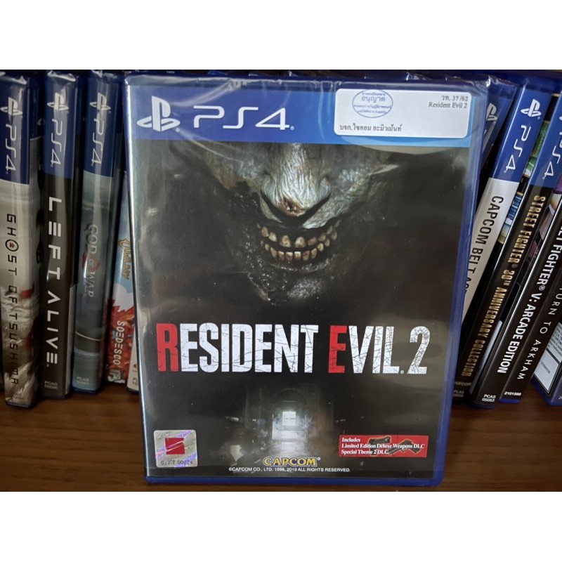 PS4 Resident Evil 2 Remake มือ2 แผ่นสภาพดี Zone3