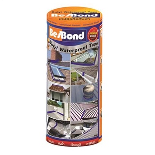 เทปกาวบิวทิว BESBOND 0.30x3.5 ม. สีเทา