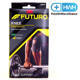 Futuro Knee Sport Support ADJ อุปกรณ์พยุงเข่า ฟูทูโร่ ชนิดปรับกระชับได้ 09039