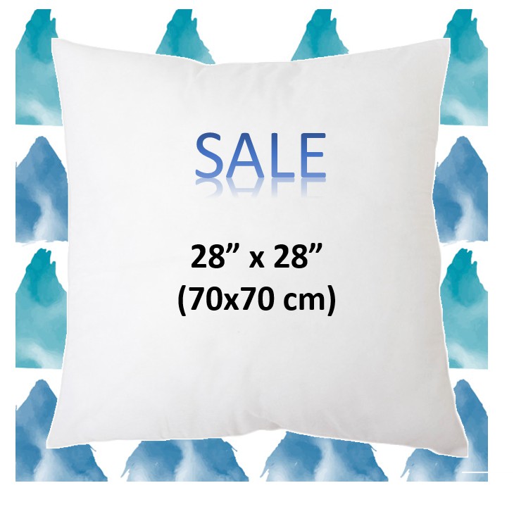 Sale!!! ไส้หมอนอิง 28x28 นิ้ว/ 70x70 เซนติเมตร หมอนอิง หมอนโรงแรม เกรด AA คุณภาพดี ราคาโรงงาน ลดราคา ถูกกว่าห้าง