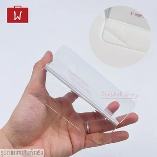 [หนาพิเศษ4mm] ป้ายอะคริลิคตั้งโต๊ะ |QC✔️| ป้ายตั้งโต๊ะ ป้ายราคา ใส่เมนู&โปรโมชั่น กรอบรูปอะคริลิก Acrylic Stand
