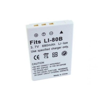 แบตเตอรี่กล้อง รุ่น LI-80B / Li80b แบตกล้องโอลิมปัส Olympus T-100, T-110, X-960 Replacement Battery  #208