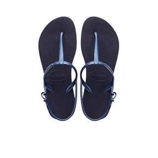 HAVAIANAS รองเท้าแตะผู้หญิง FREEDOM SL SANDALS NAVY BLUE สีกรม 41371100555390 (รองเท้าแตะ รองเท้าผู้หญิง รองเท้าแตะหญิง รองเท้ารัดส้น)